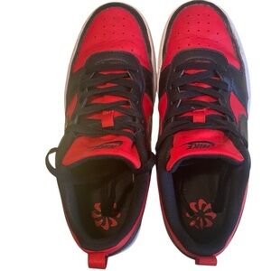 Nike Red and Black Sporty Sneakers